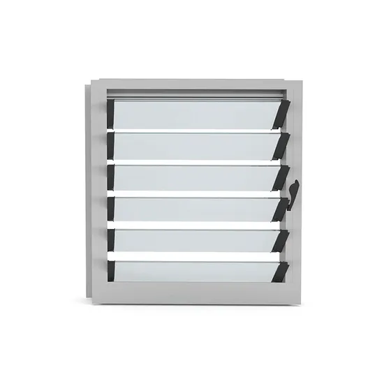 5mm Customized Glass Louver Window Laminated Glazed Modern Shutter Windows